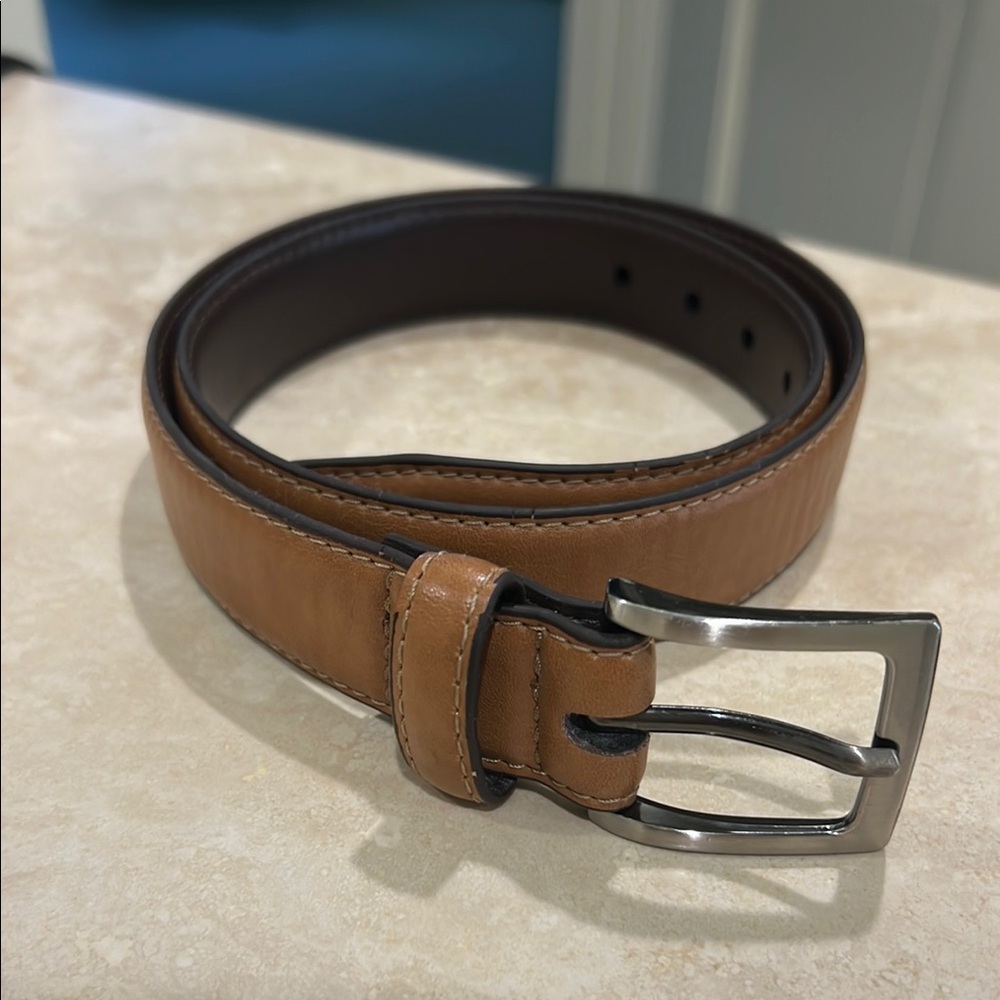 Brown synthetic Leather Belt - boys